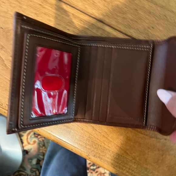 Dooney & Bourke Black and Brown Leather Wallet - Picture 4 of 4